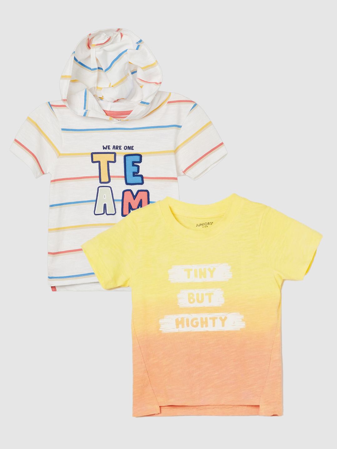 Juniors by Lifestyle Boys Pack of 2 Printed T-shirts-picture-18