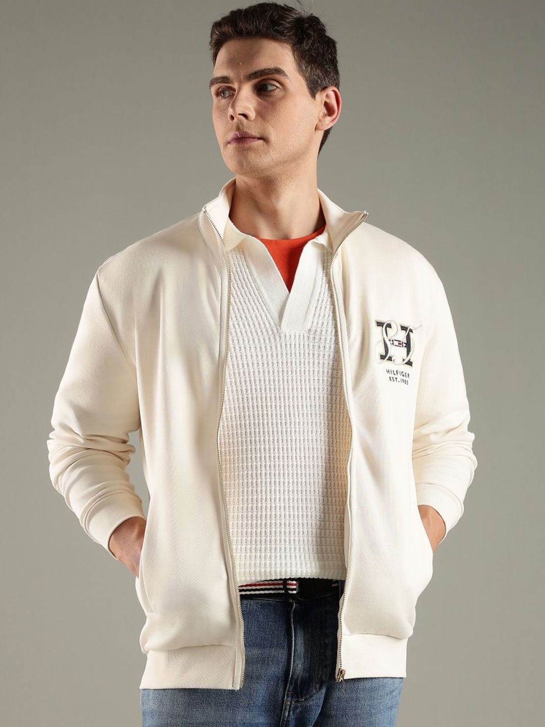 Tommy Hilfiger Brand Logo Cotton Jacket-picture-10