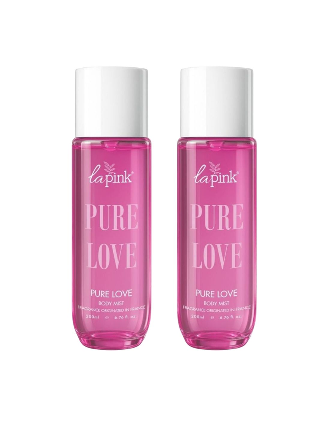 La Pink Set Of 2 Pure Love Long Lasting Body Mist Spray - 200 ml Each-picture-24