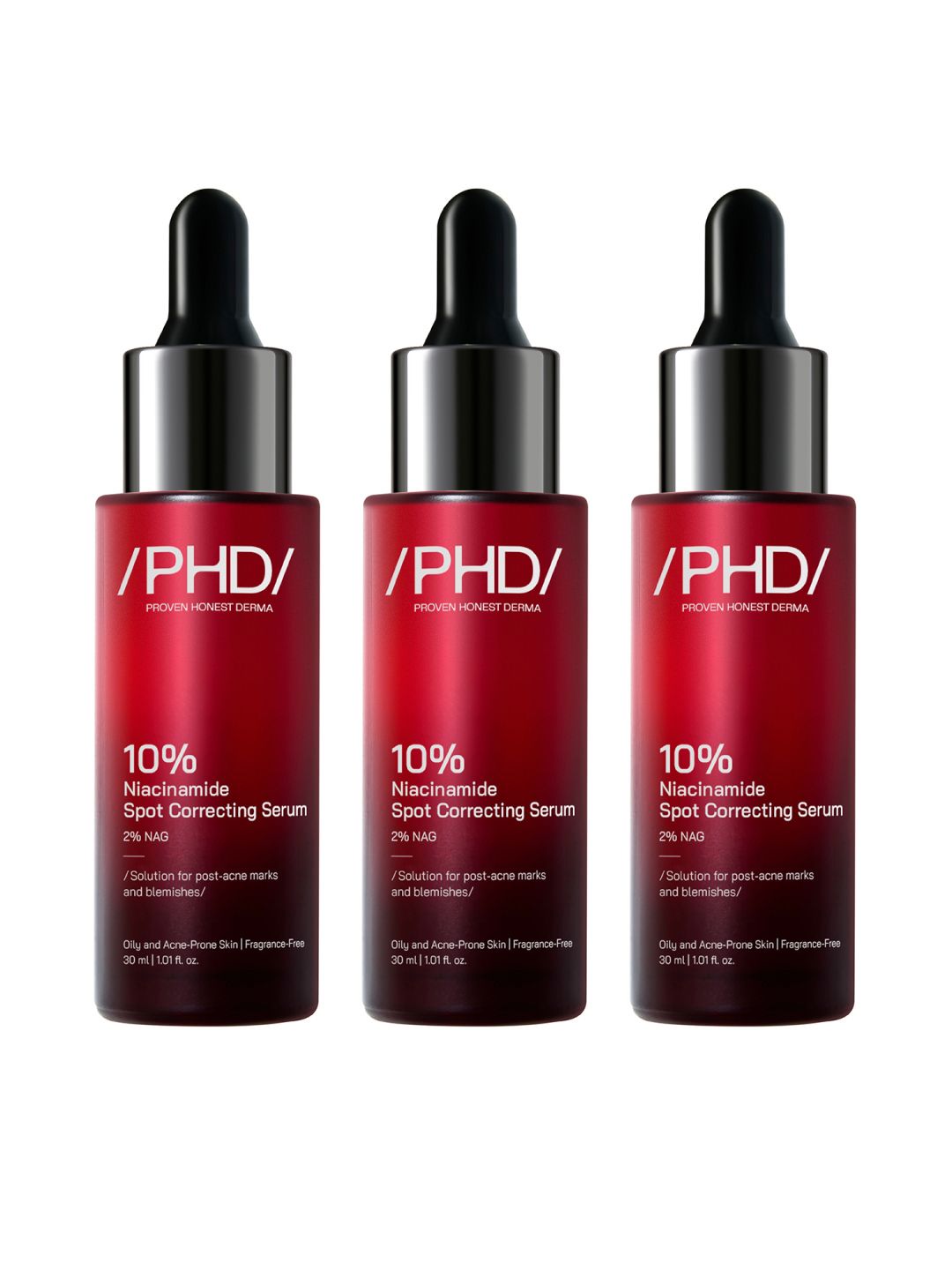 Proven Honest Derma Set of 3 PHD 10% Niacinamide Spot Correcting Serum with 2% NAG-picture-38