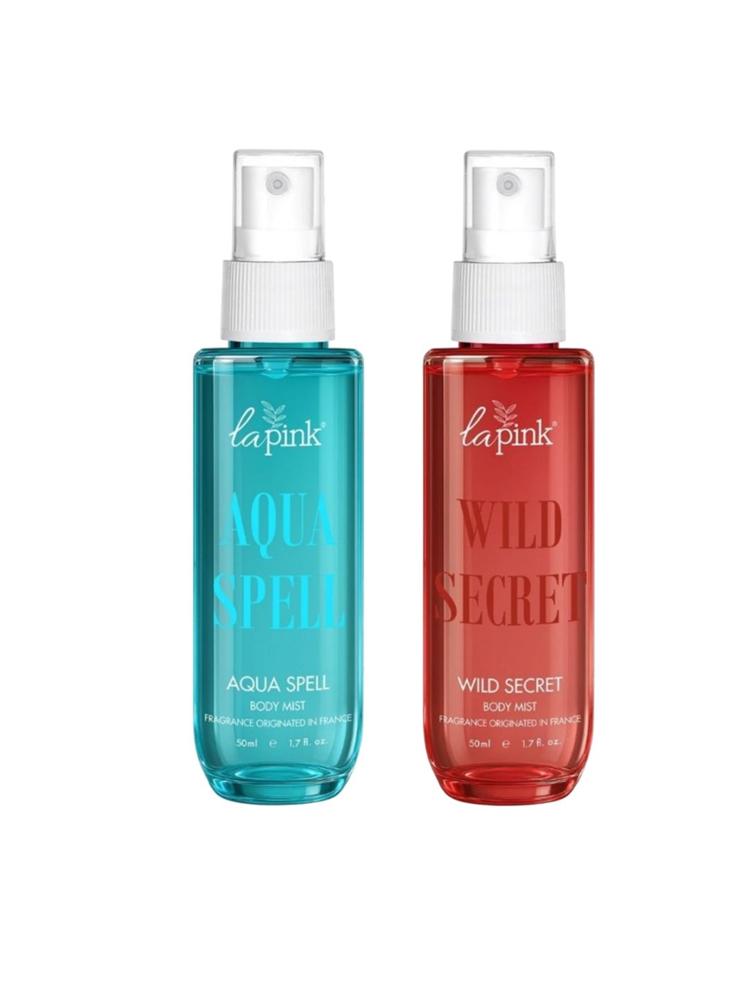 La Pink Set Of 2 Aqua Spell & Wild Secret Long Lasting Body Mist Spray - 50 ml Each-picture-12
