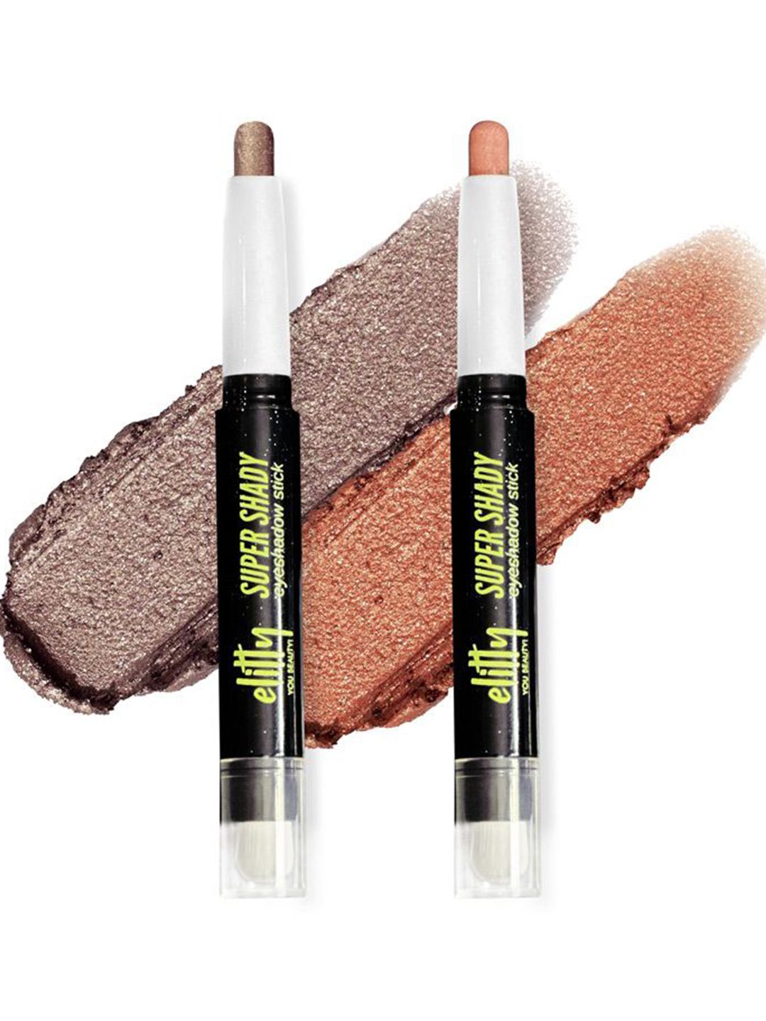 Elitty Set Of 2 Super Shady Shimmer Eyeshadow Stick - Copper, Smoky Brown-picture-19
