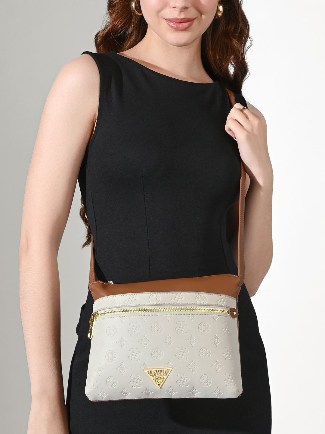 LAVIE Signature Women Colourblocked Crossbody Sling Bag-picture-20