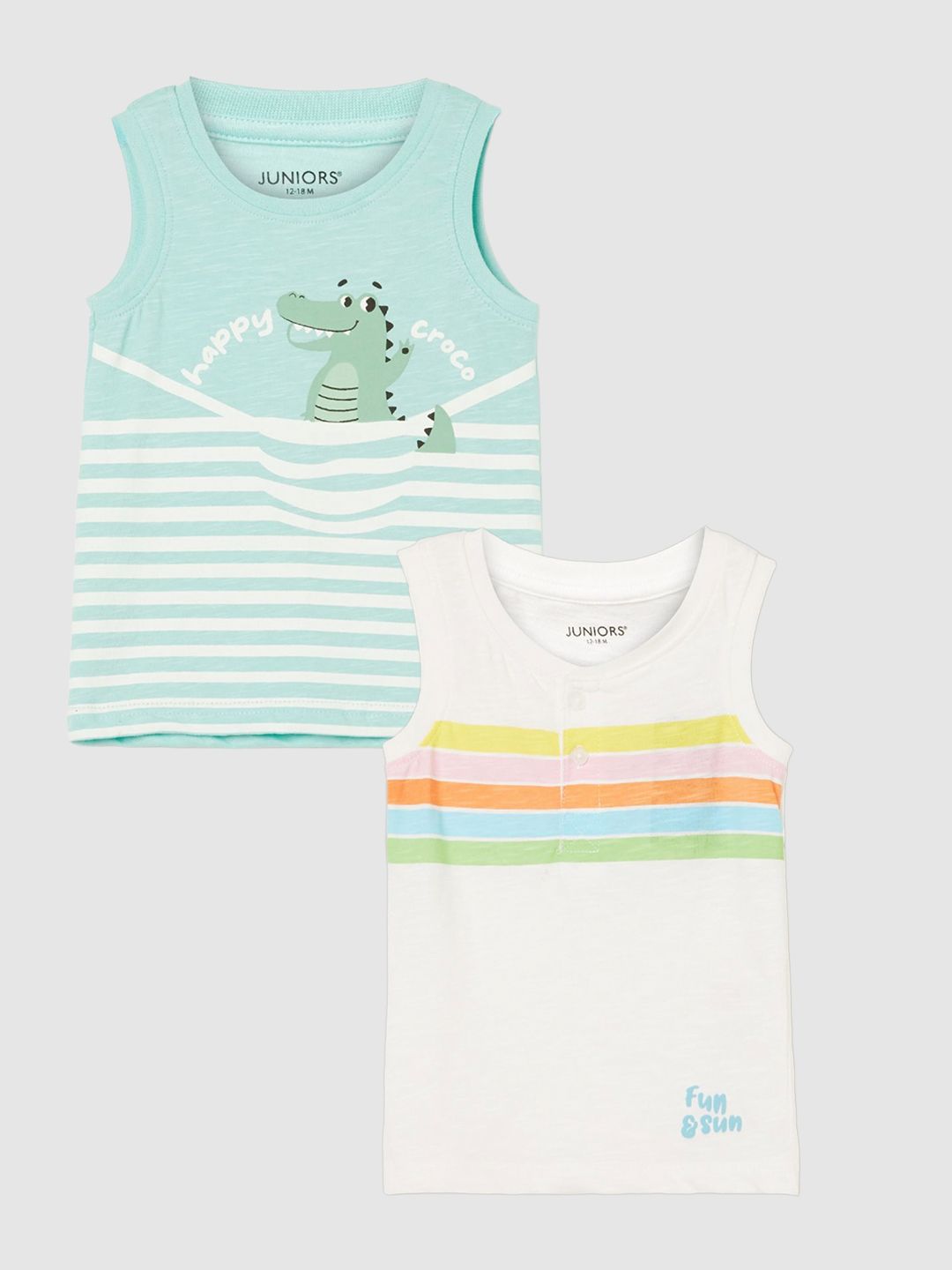 Juniors by Lifestyle Boys Pack of 2 Printed T-shirts-picture-17