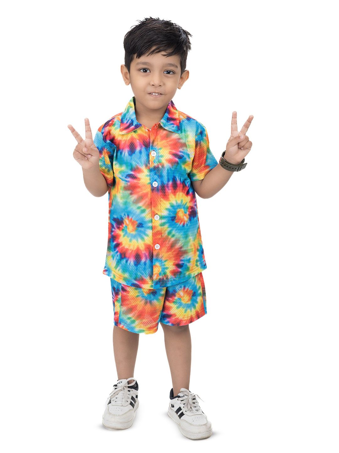 NEW GEN Boys Printed T-shirt and Shirt with Shorts-picture-11