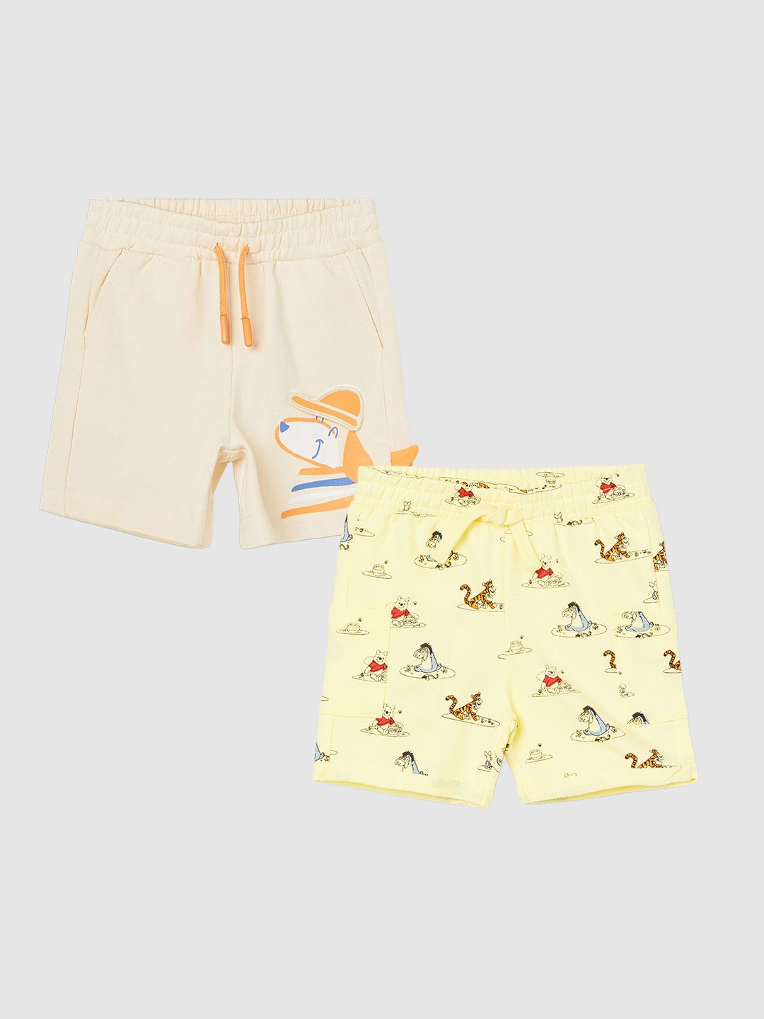 Juniors by Lifestyle Boys Pack of 2 Printed Cotton Shorts-picture-36