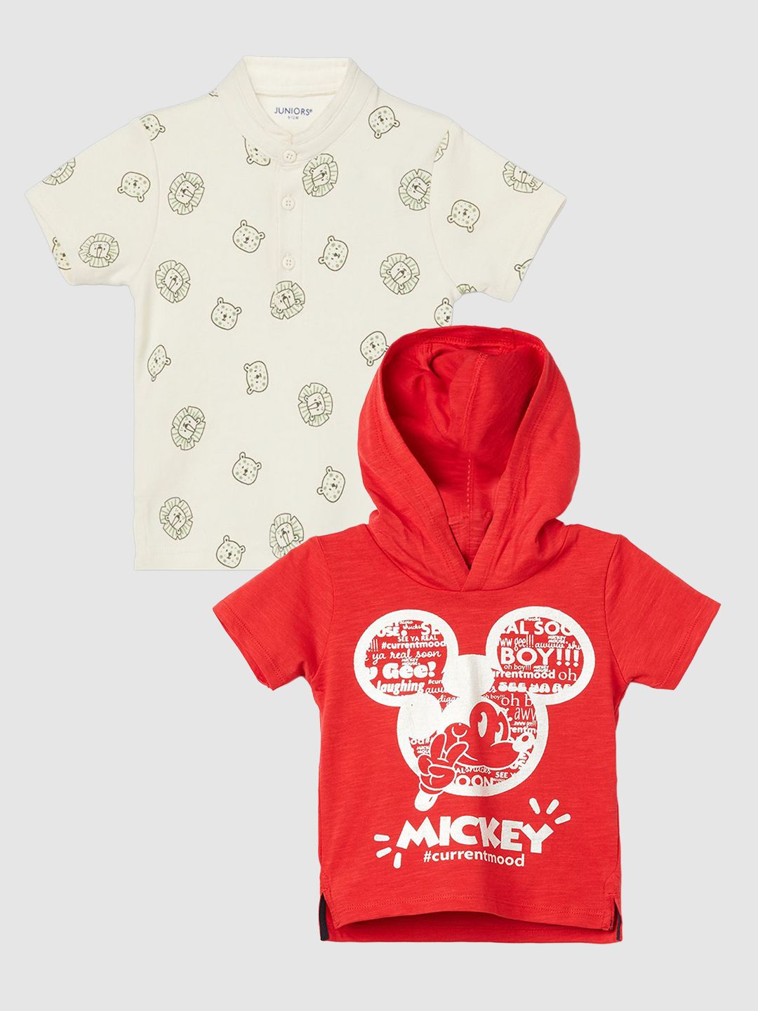 Juniors by Lifestyle Boys Pack of 2 Printed T-shirts-picture-16