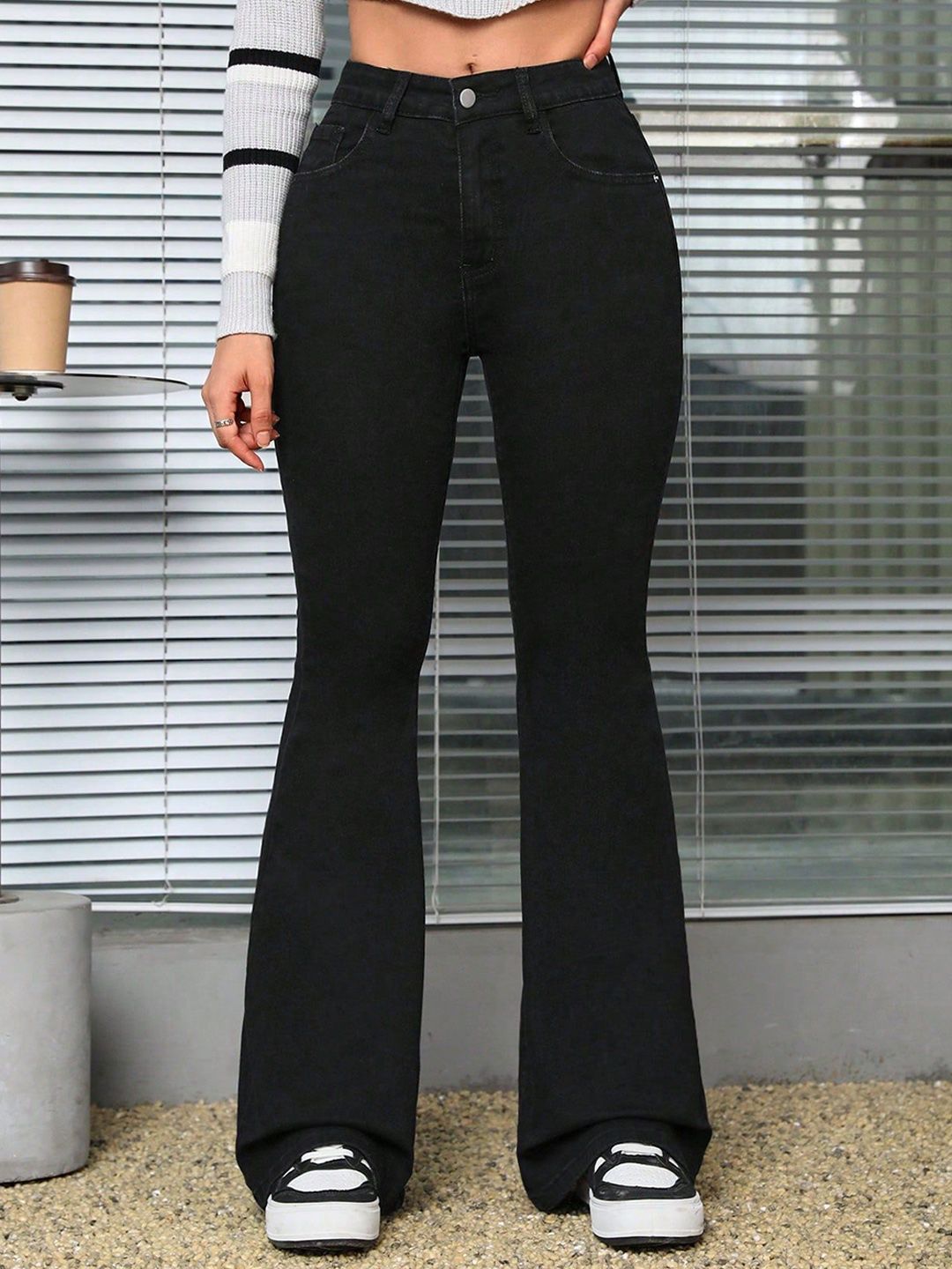 MERCEL Women Bootcut High-Rise Stretchable Jeans-picture-47