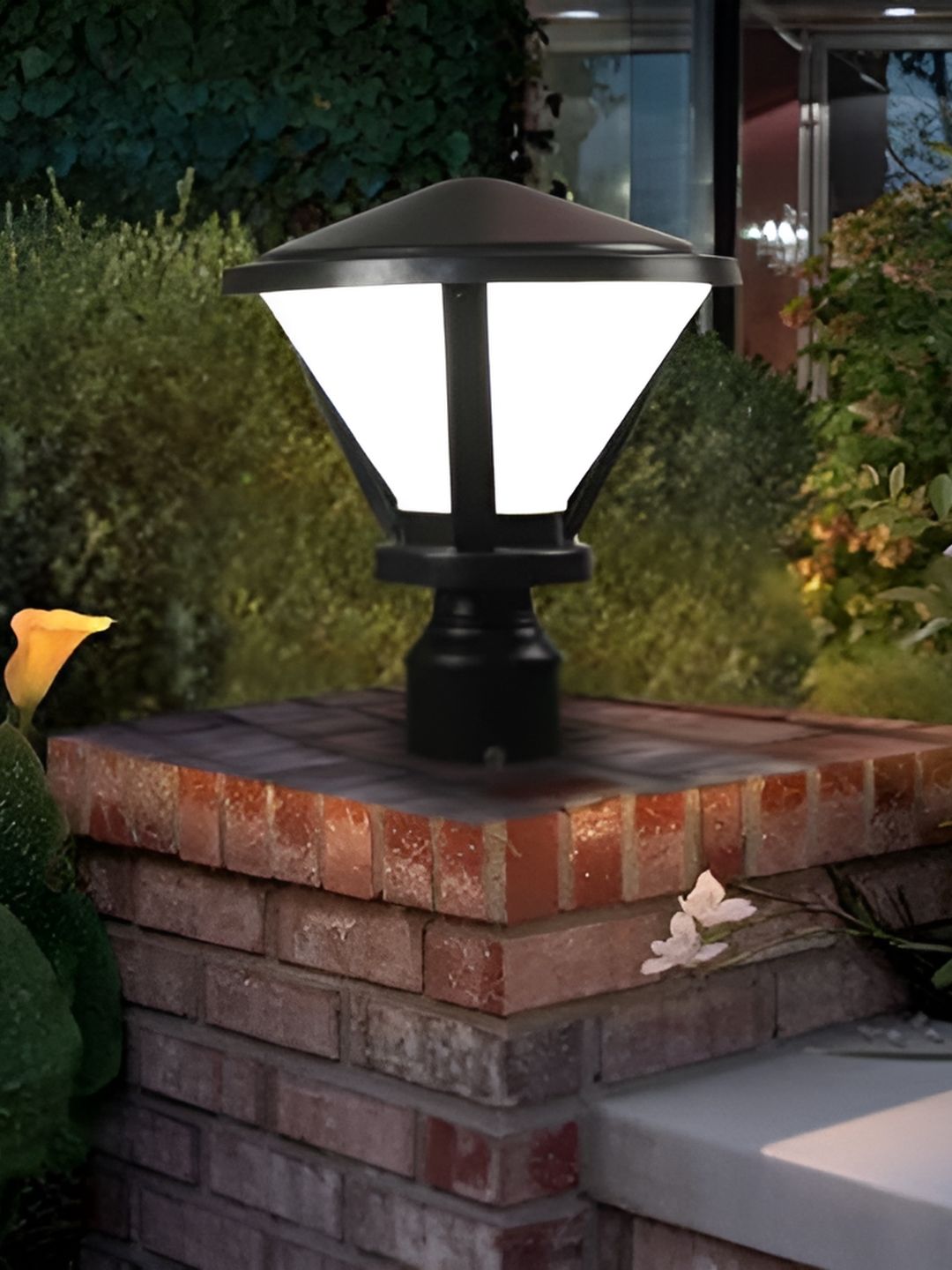 KINIS Black Modern Shape Gate & Garden Light Outdoor Lamps-picture-11