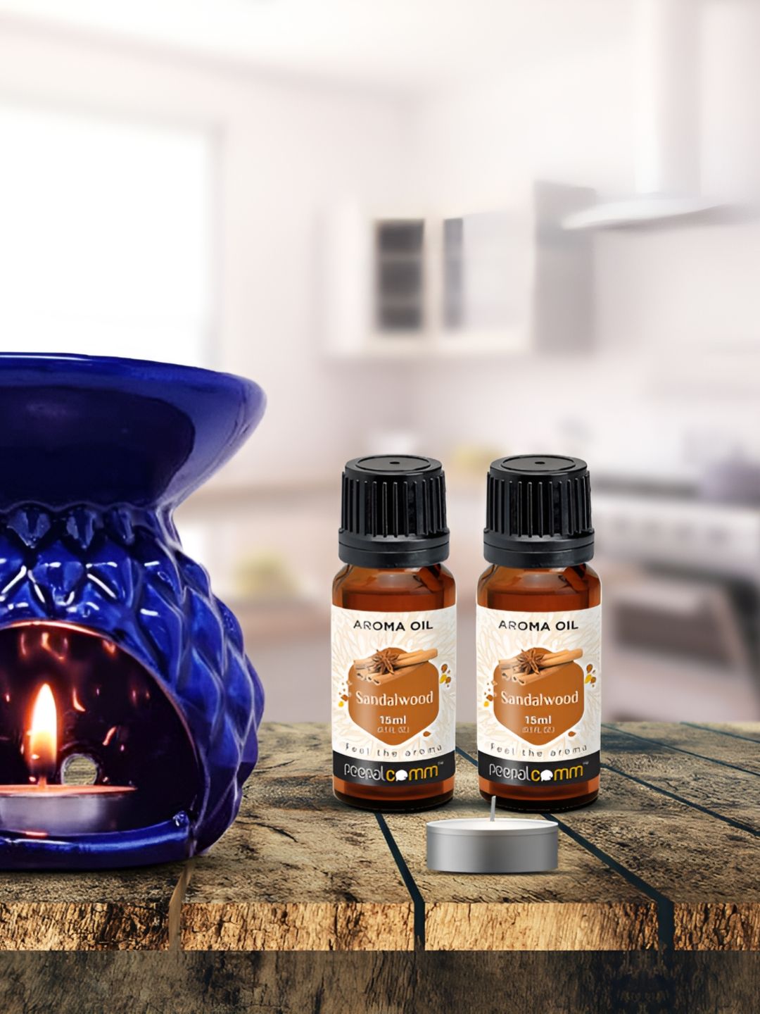 PEEPALCOMM 3-Pcs Blue Aroma Oil Diffuser With Scented Oils (15ml)-picture-32