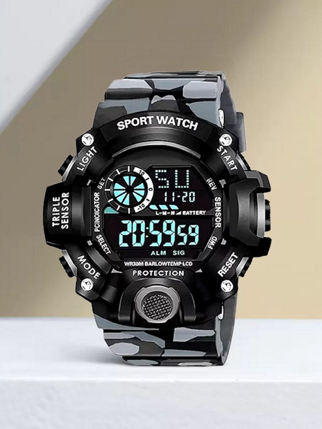 SELLORIA Boys Dial & Bracelet Style Straps Digital Multi Function Automatic Watch Lifestyle_GShcGreyMiltry-picture-51