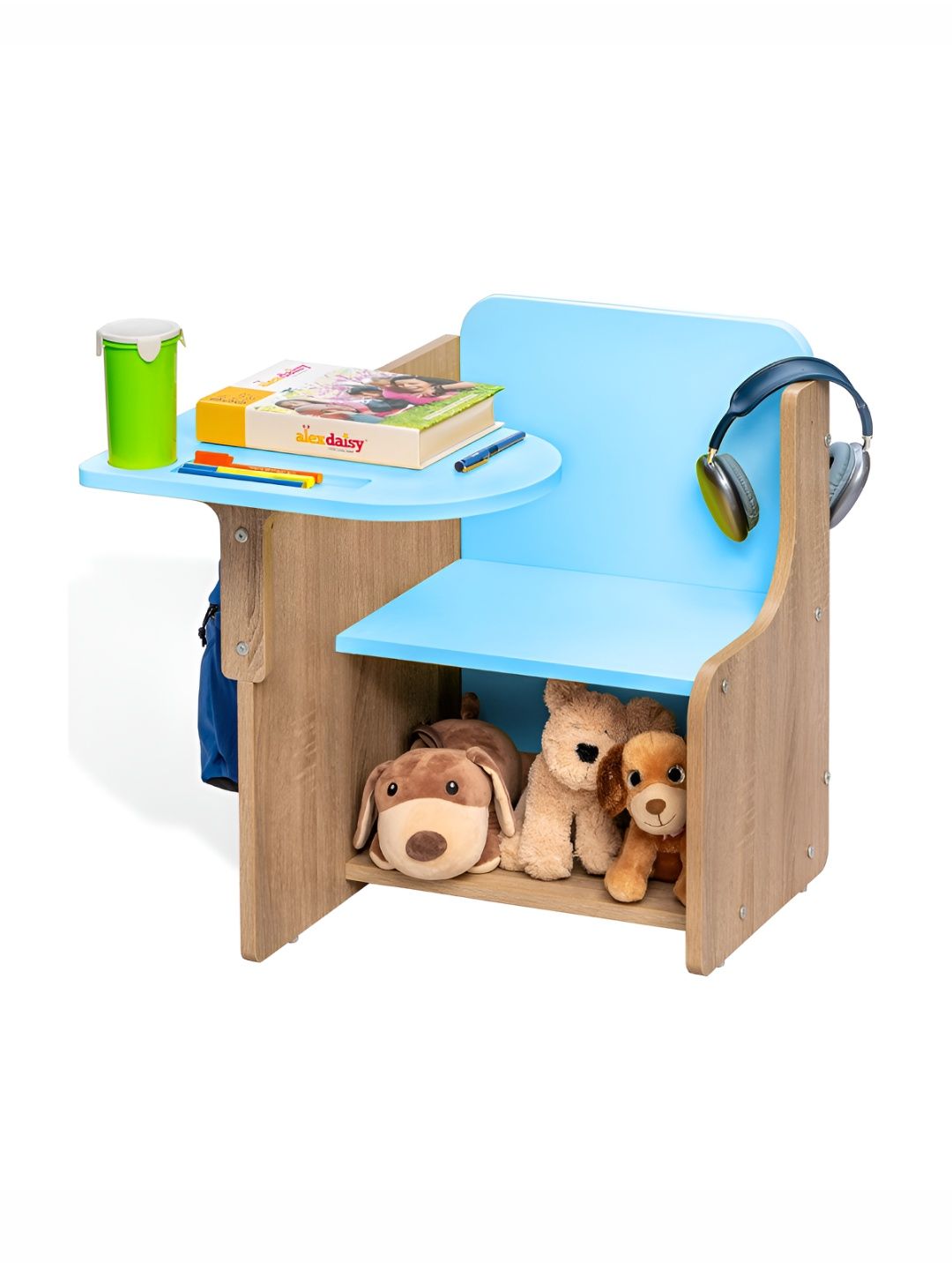 Alex Daisy Blue Zapper Desk Chair For Kids