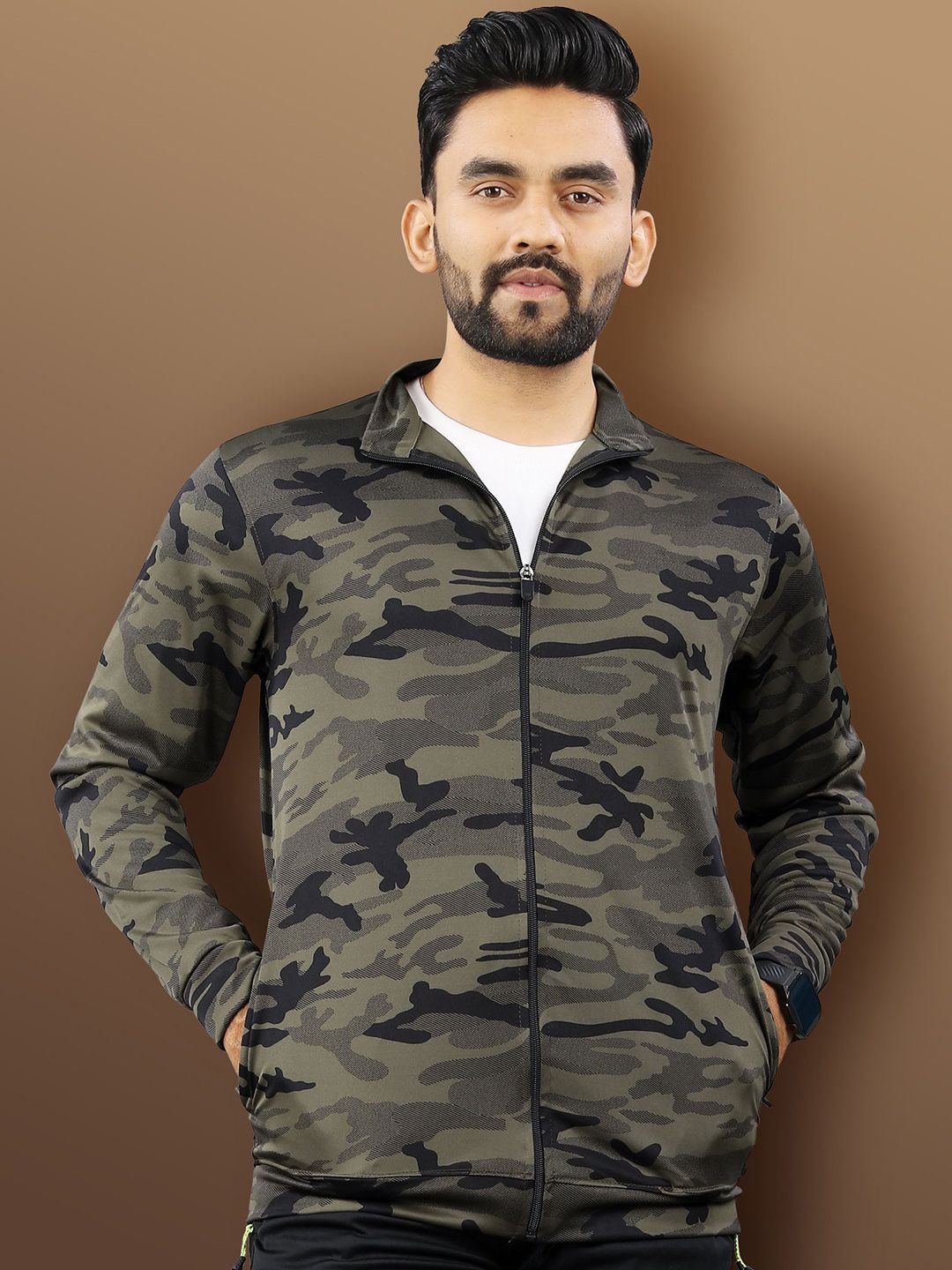 VeBNoR Camouflage Printed Running Bomber Jacket-picture-51