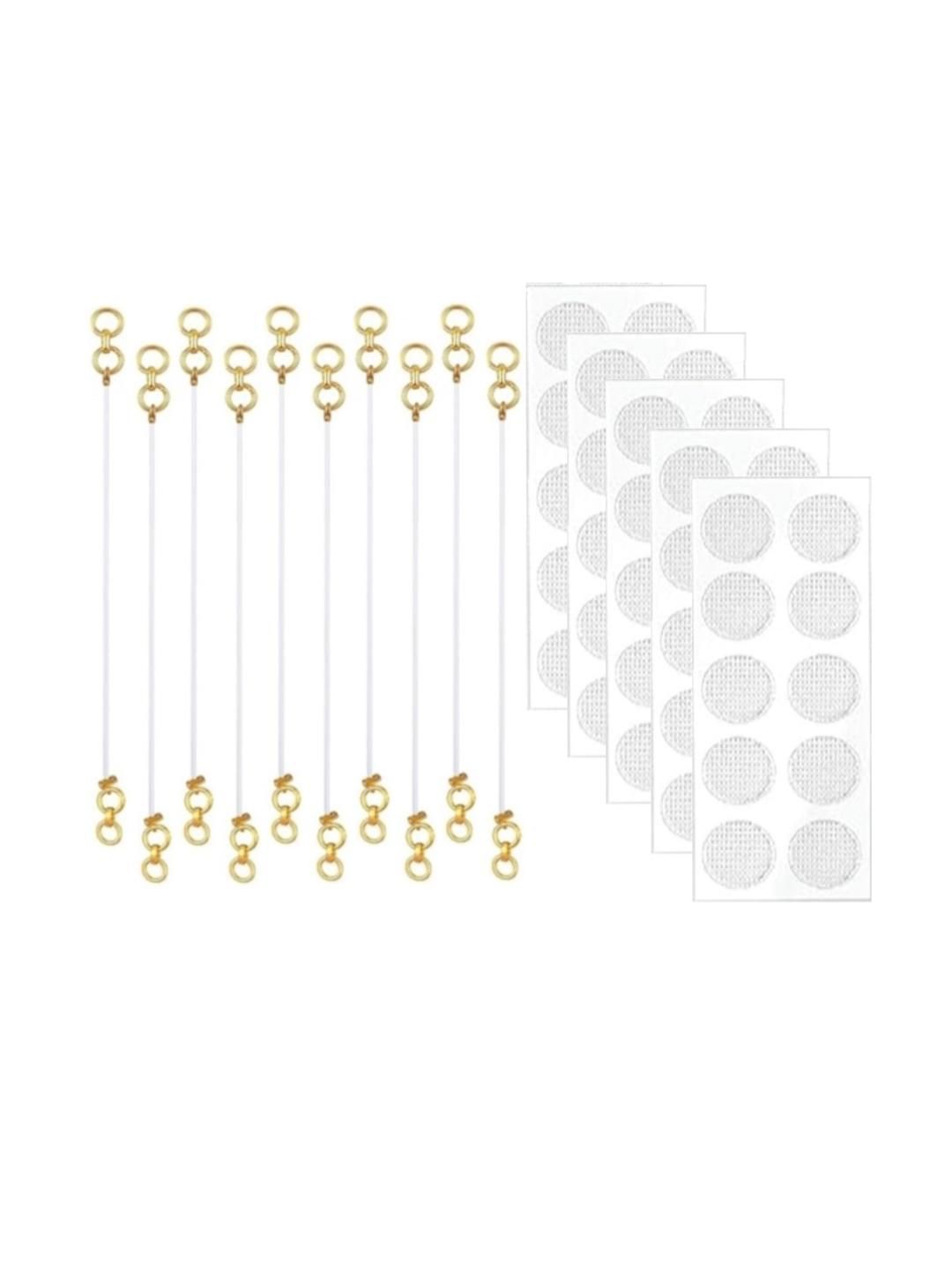 aristal jewellery ARISTAL Unisex Set of 10 Gold Ear Chain & Support Patch-picture-38