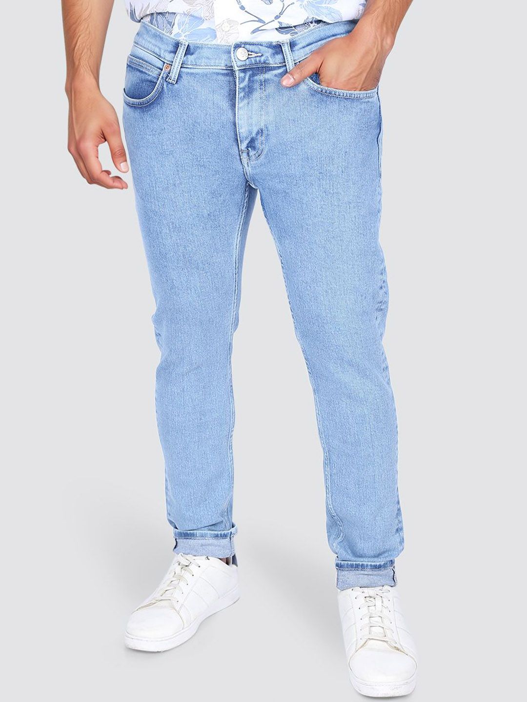 Lee Men Skinny Fit Mid-Rise Light Fade Stretchable Jeans-picture-29