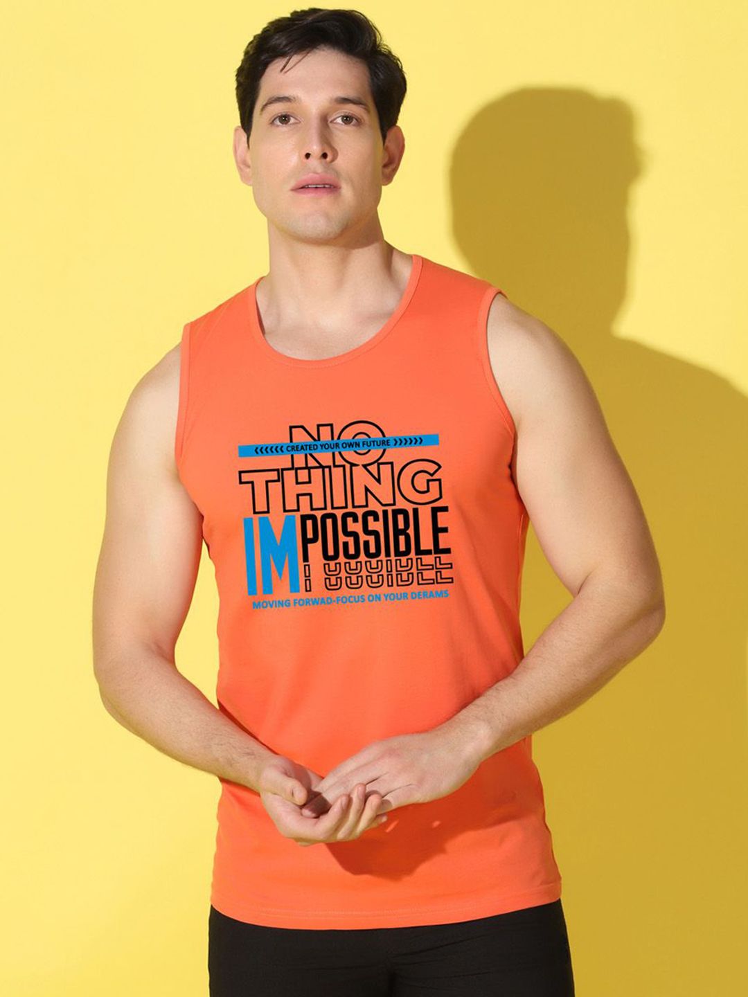 WOOSTRO Men Printed Cotton Scoop Neck Sleeveless Gym Vest-picture-21