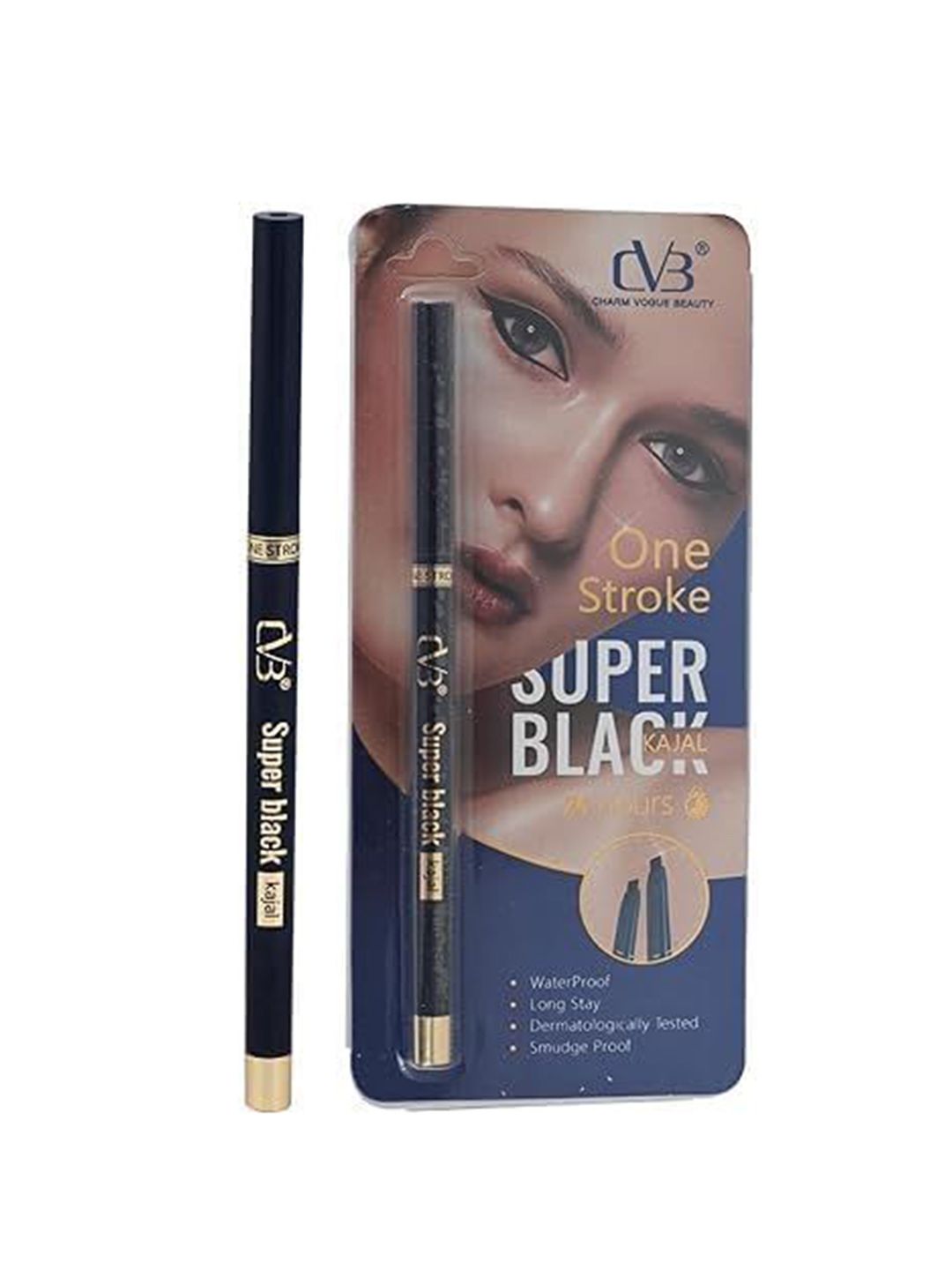 CVB C106 Long-Lasting Kajal Pencil - 5 g - Black-image-37