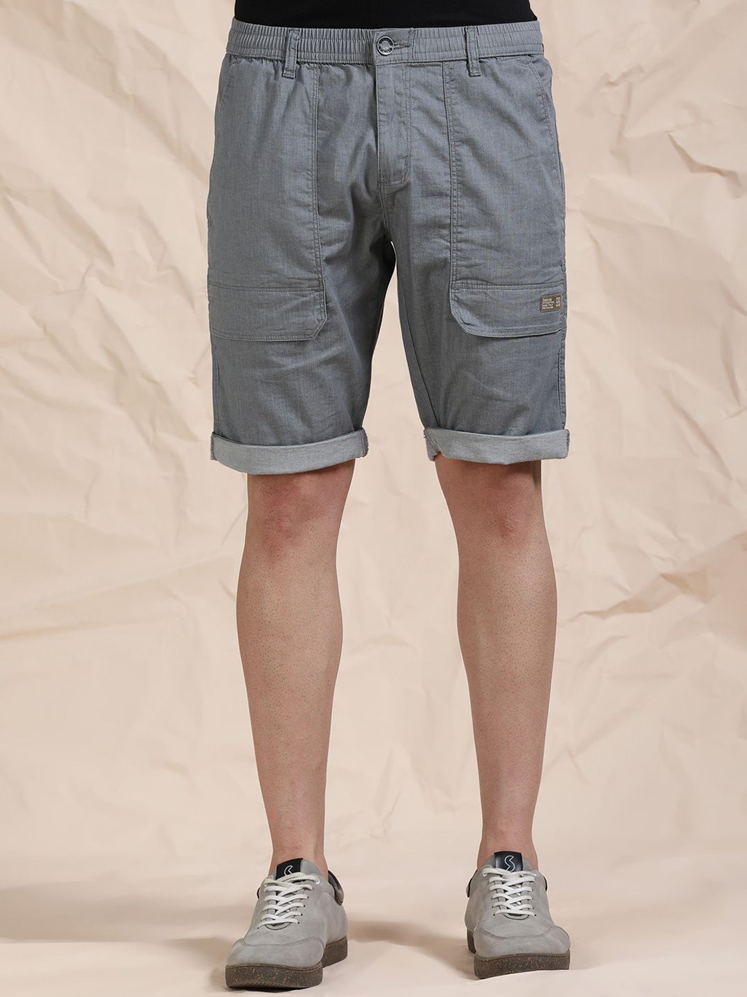 beevee Men Regular Fit Mid-Rise Shorts-picture-50
