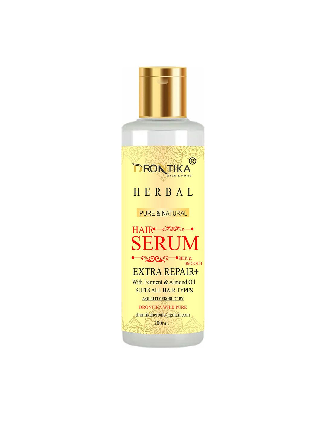 DRONTIKA Herbal Hair Serum With Almond Oil - 200 ml-picture-5