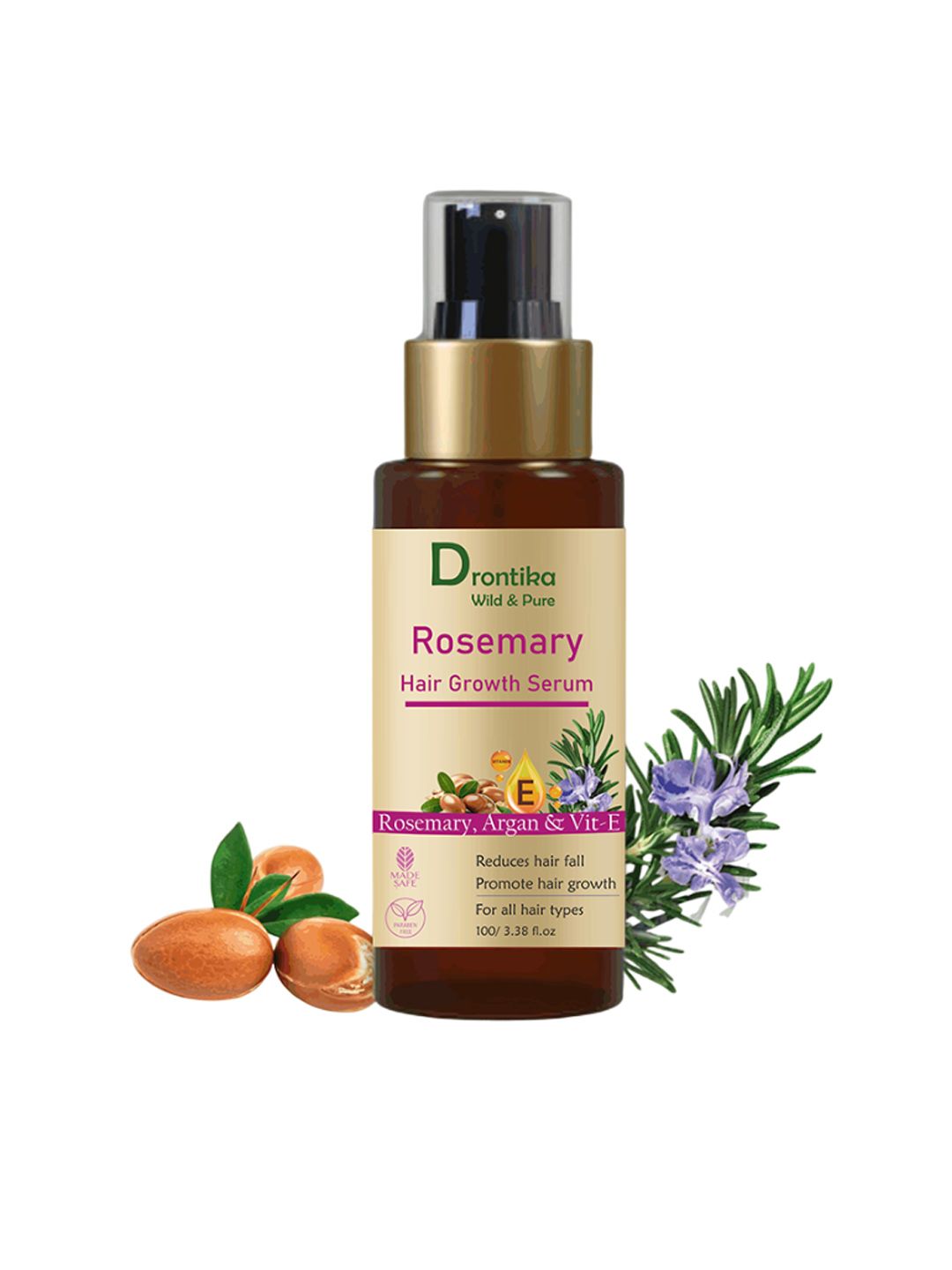DRONTIKA Rosemary Hair Growth Serum With Argan - 100 ml-picture-3