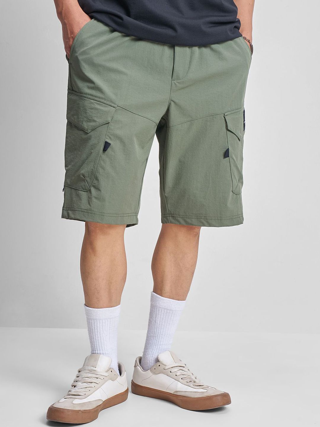 Highlander Men Slim Fit Elasticated Pull Up Shorts-picture-34