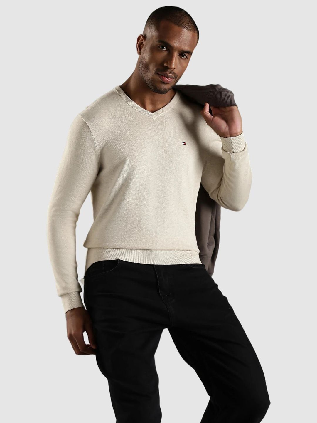 Tommy Hilfiger Men Regular Fit Cotton Pullover-picture-42