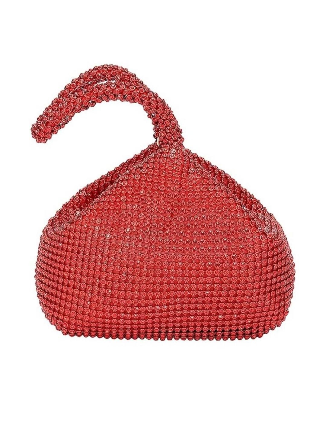 BLUE BEADS Women's Rhinestone Evening Clutch Bag-picture-50