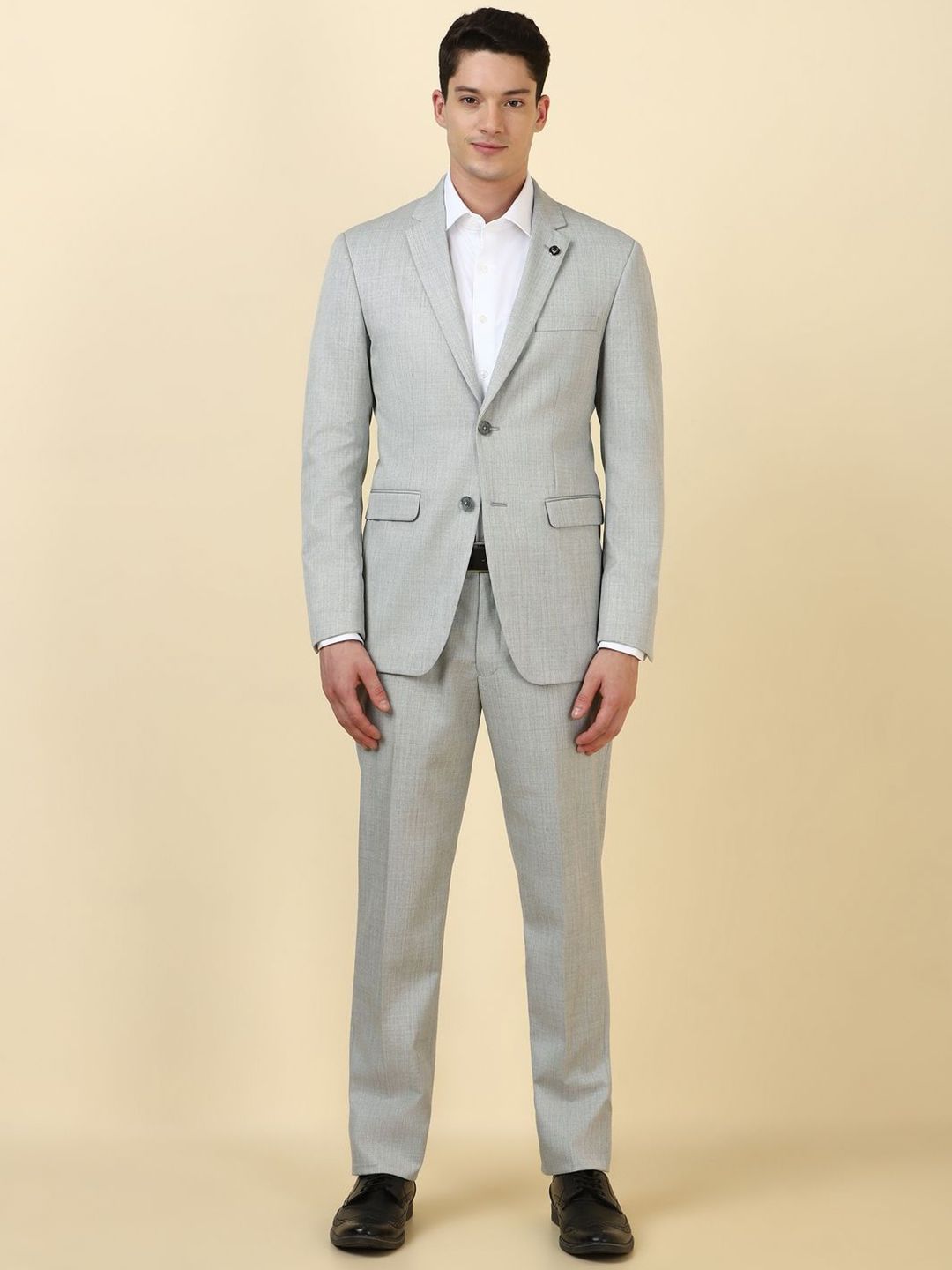 Allen Solly Men Slim-Fit Single-Breasted Two-Piece Suit-picture-26