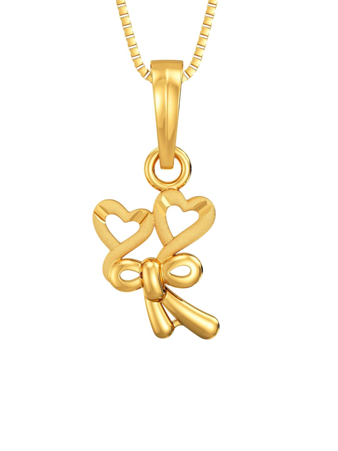 Joyalukkas 22KT Gold Heart Pendant - 1.74 g-picture-18