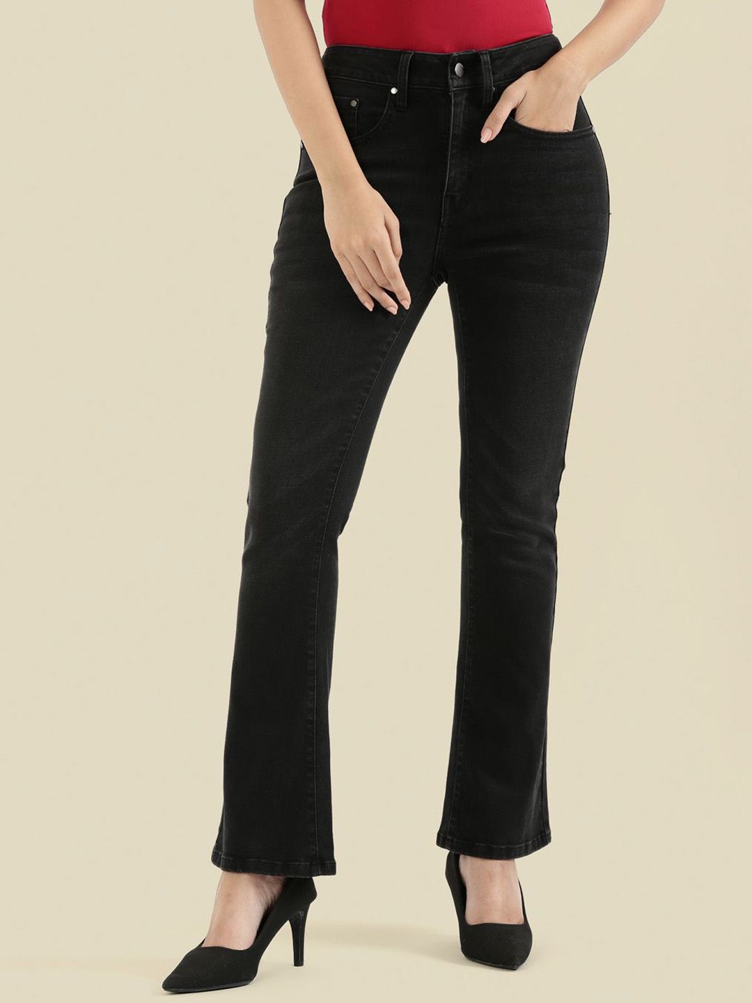 Go Colors Women Bootcut Mid-Rise Jeans-picture-16