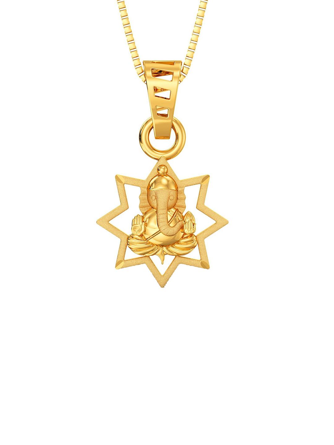 Joyalukkas 22 Kt Gold Lord Ganesh Pendant - 1.56 g-picture-30