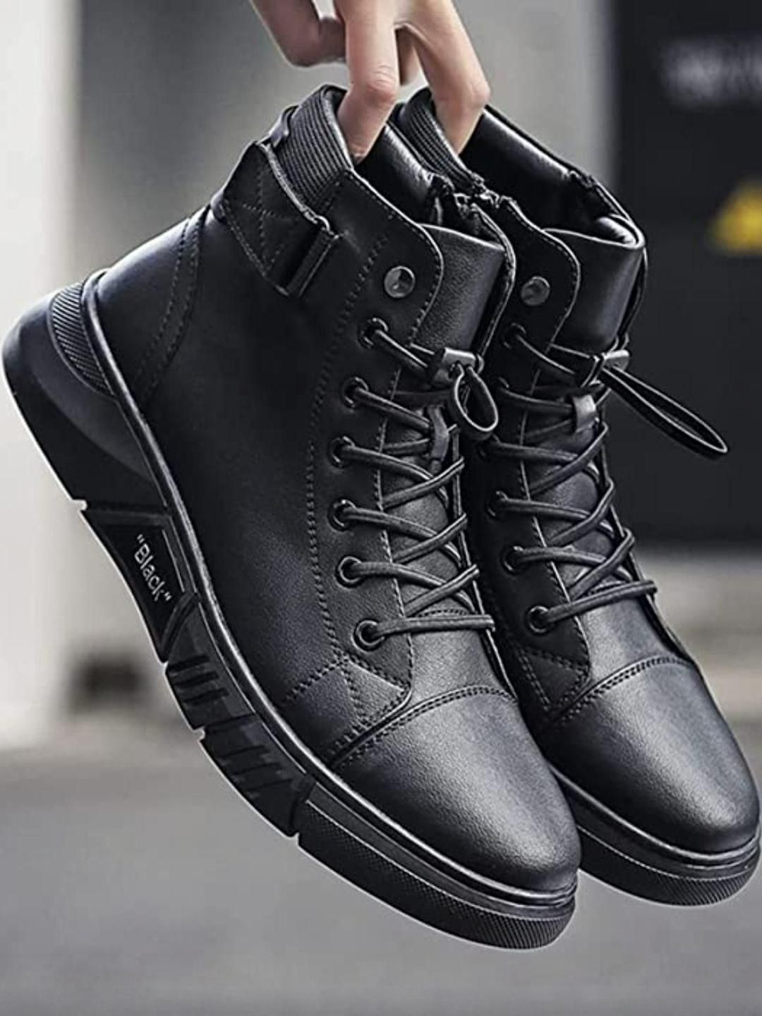 Kerzl Men Black Synthetic Casual Shoes-picture-21