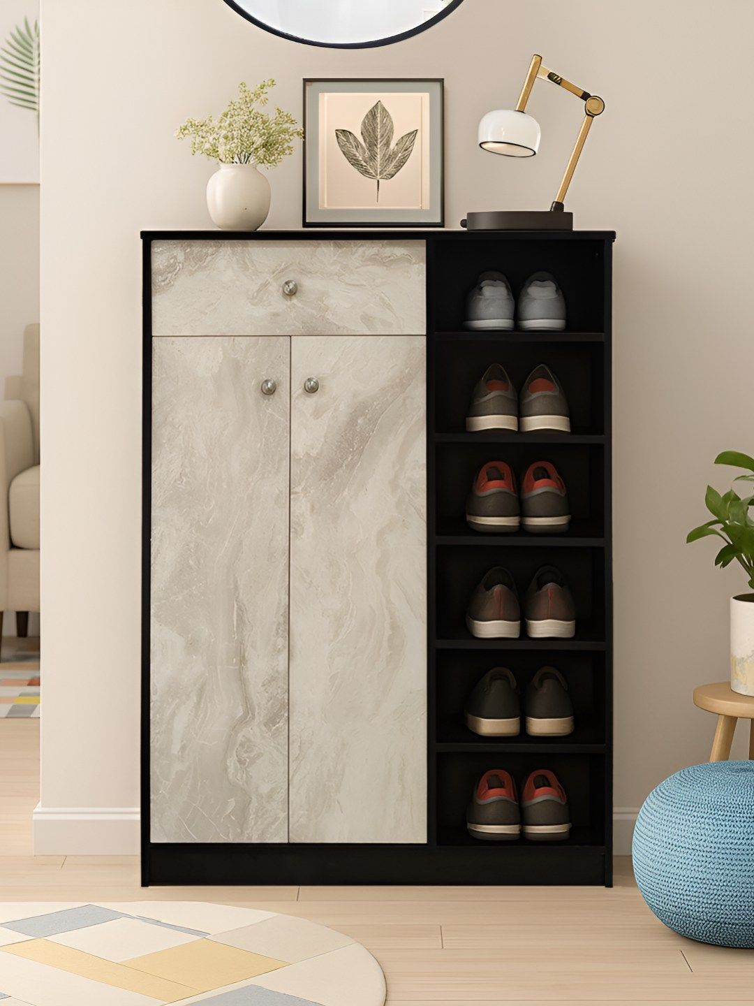 Kik Liberty Engineered Wood Shoe Rack