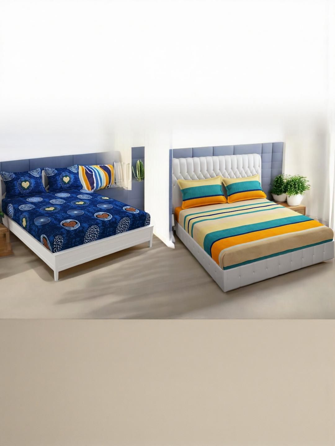 WELLNEST Microfiber Fitted King Bedsheets-picture-24
