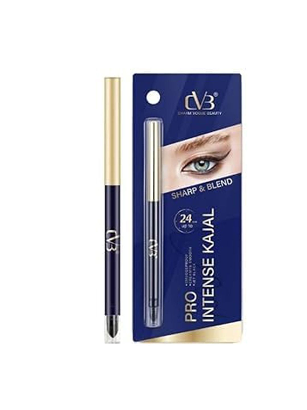 CVB C155 Long-Lasting Kajal Pencil - 5 g - Black-image-36