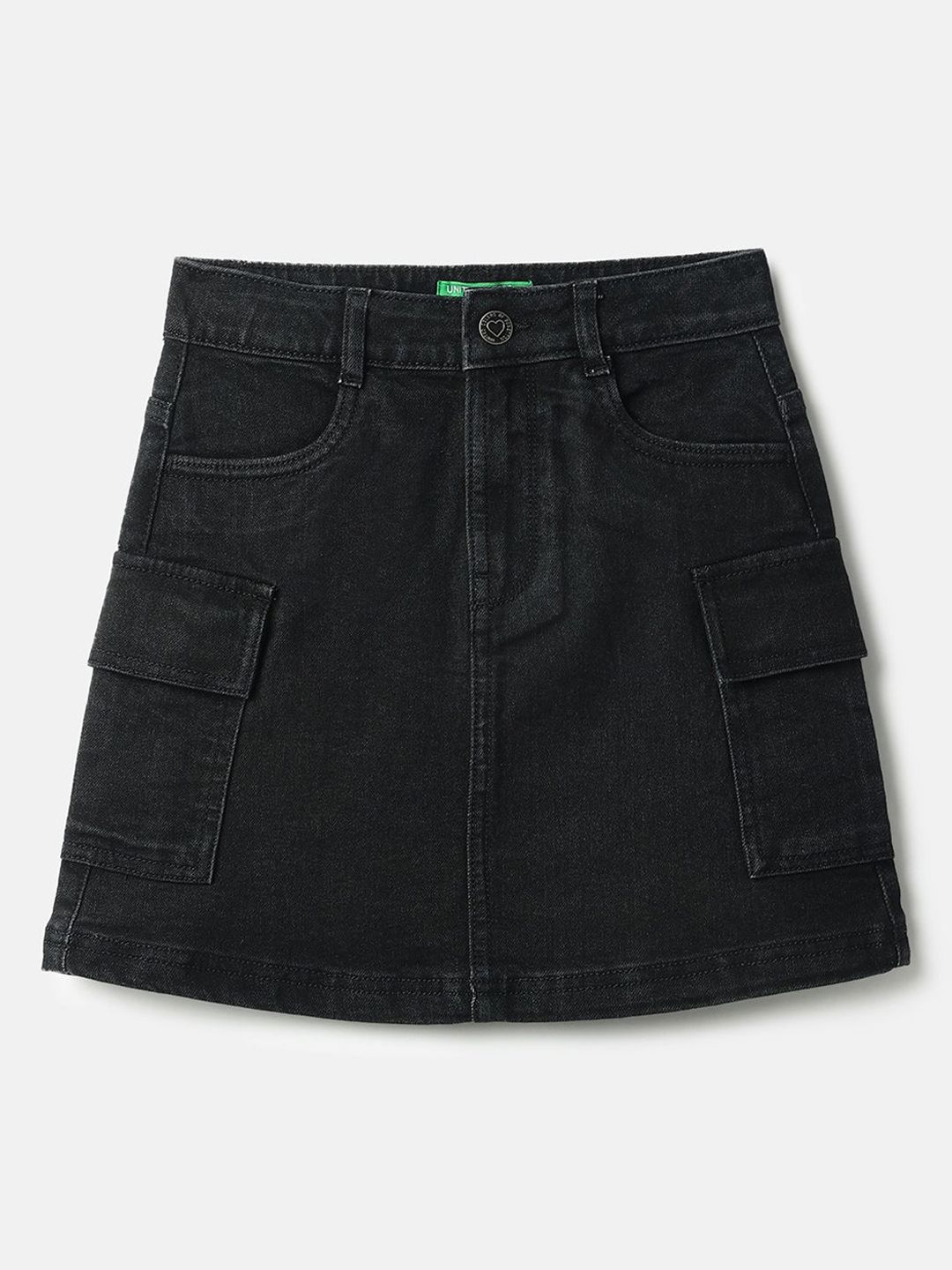 United Colors of Benetton Girls Straight A-Line Mini Skirt-picture-58