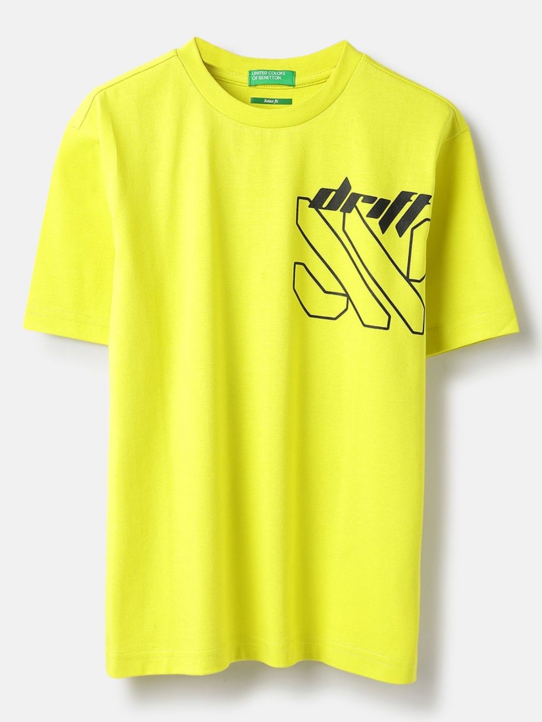 United Colors of Benetton Boys Typography Printed Pure Cotton Relaxed Fit T-shirt-picture-44
