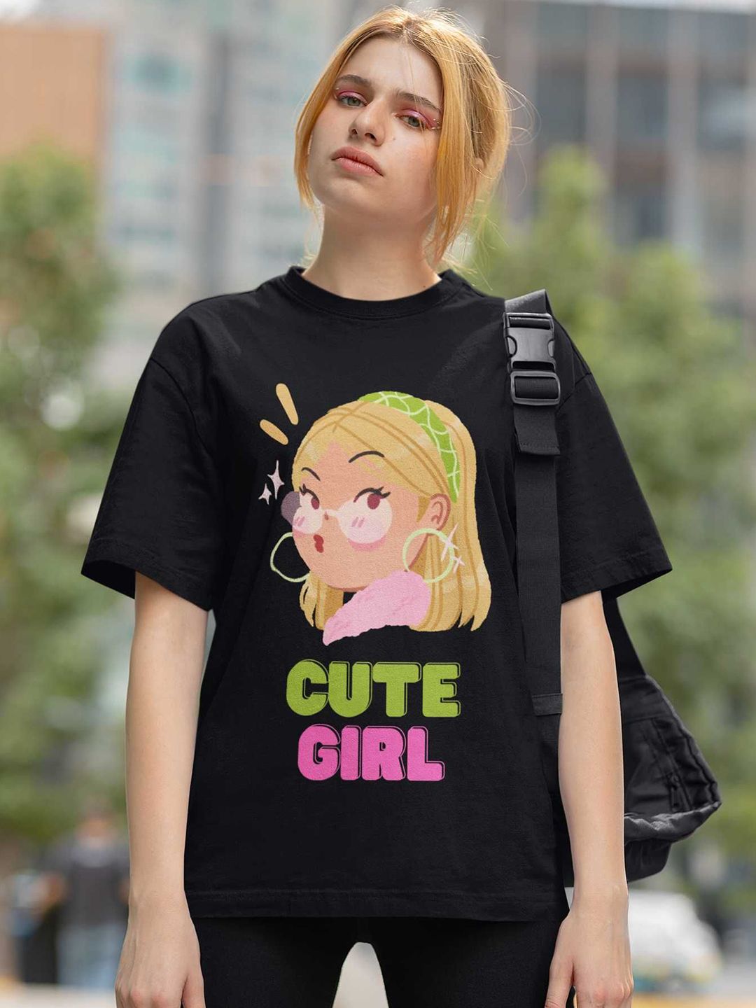 Hatke Trends Women Graphic Printed Round Neck Cotton Oversized T-shirt-picture-19