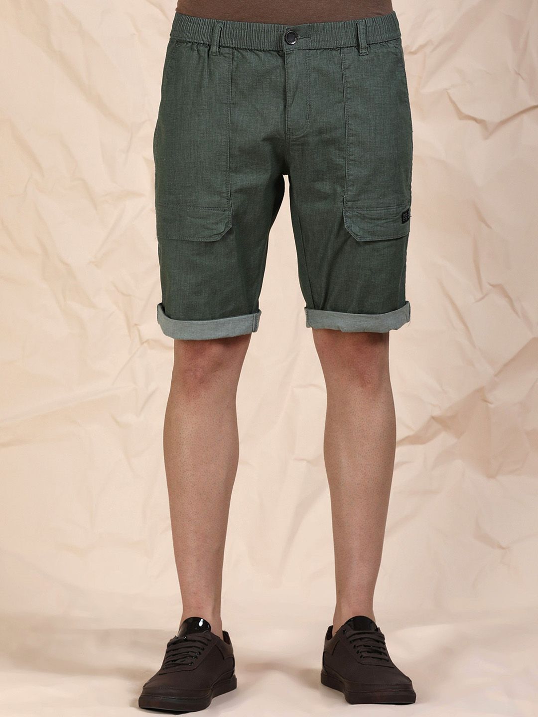 beevee Men Regular Fit Mid-Rise Casual Shorts-picture-23