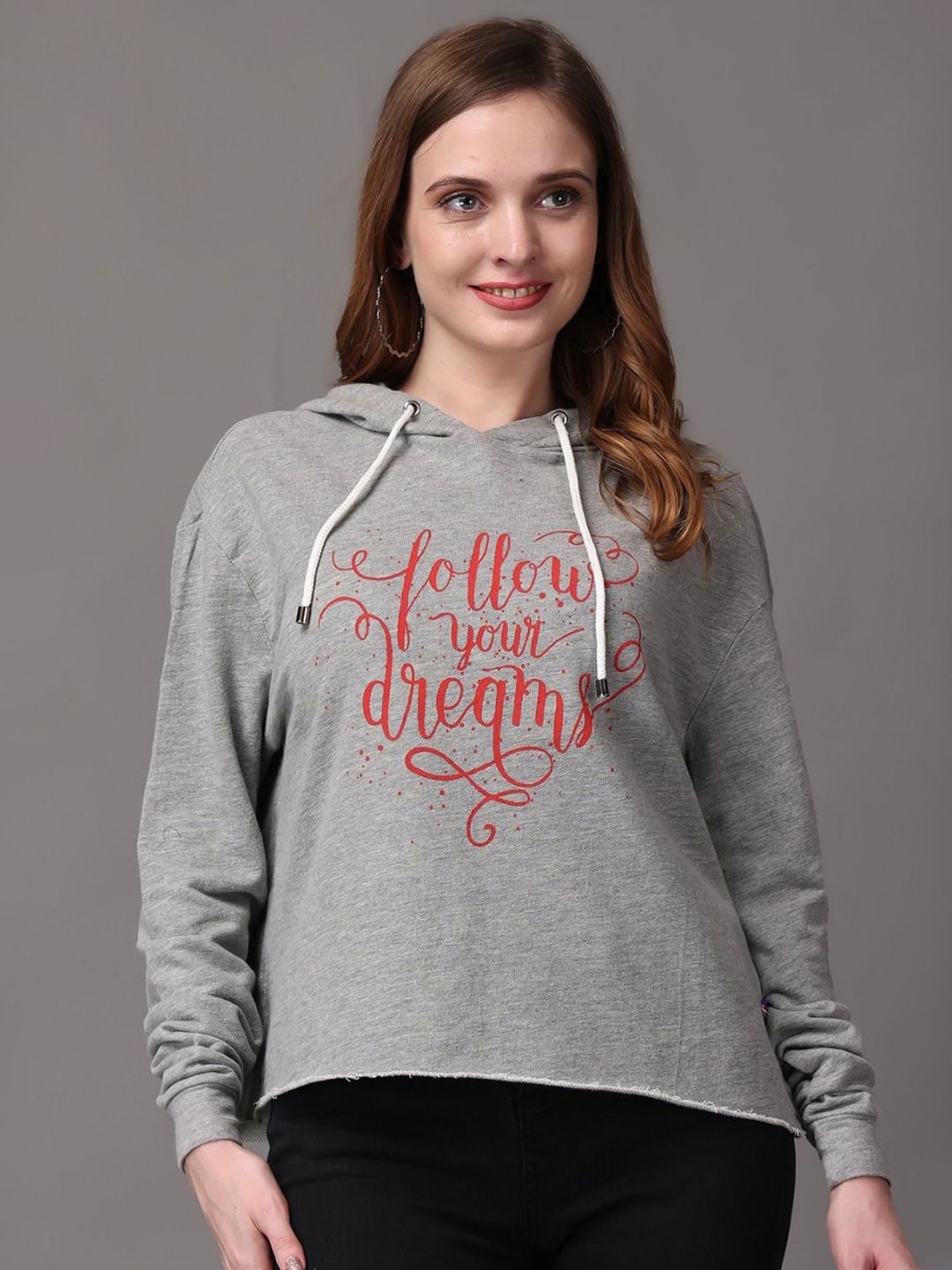 RANGRIWAZ Women Printed Cotton Hooded Sweatshirt-picture-21