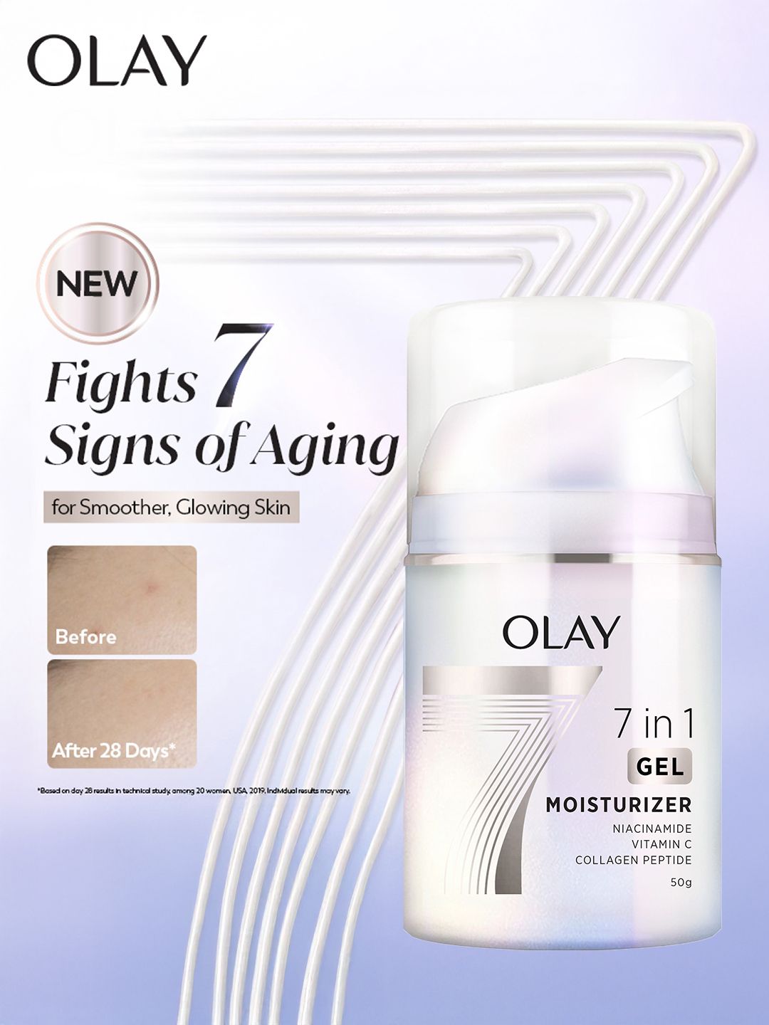 Olay 7in1 Ultra Lightweight Gel Moisturizer - 50g-image-27