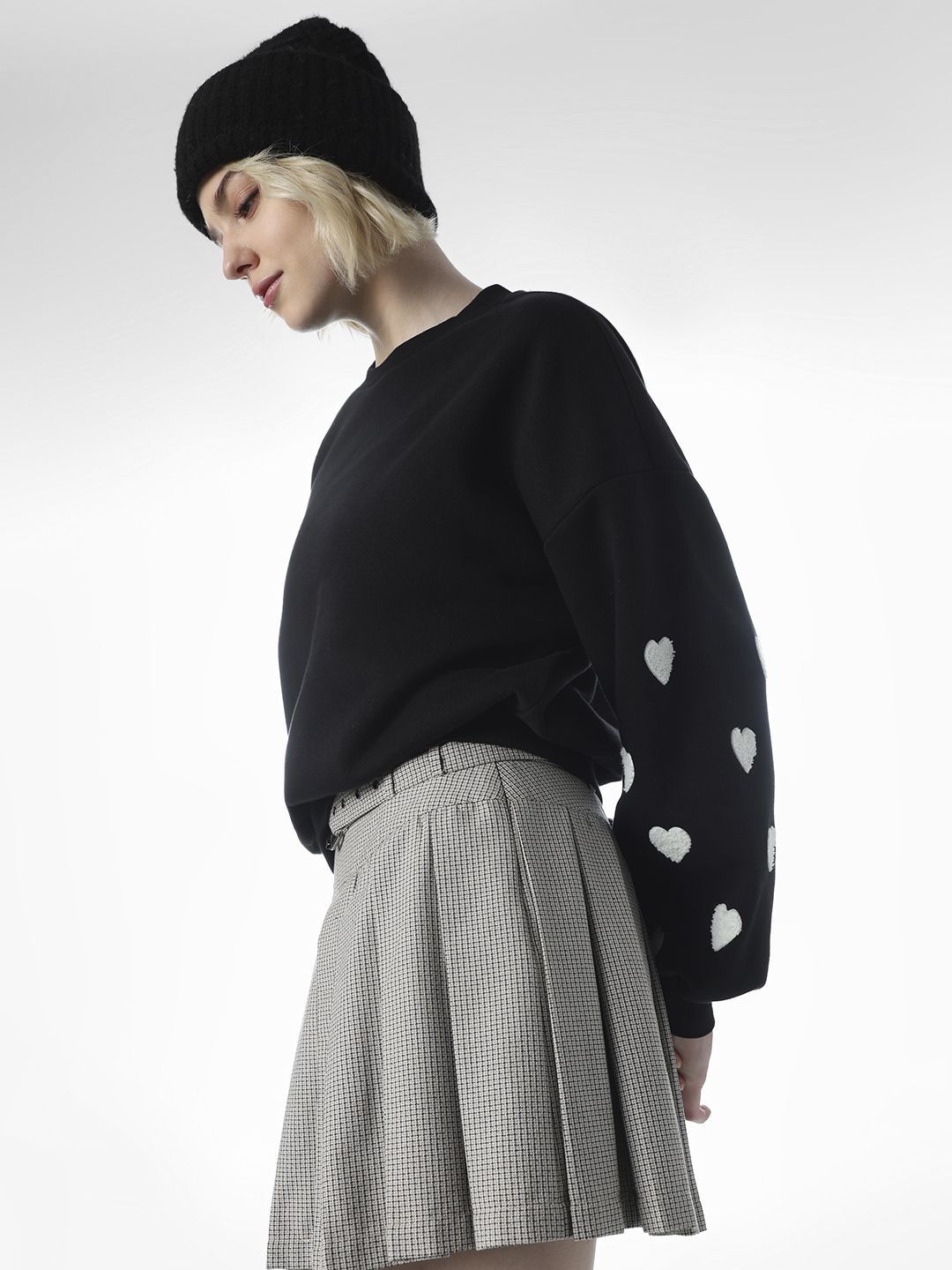 ONLY Women Embroidered Round Neck Sweatshirt-picture-33