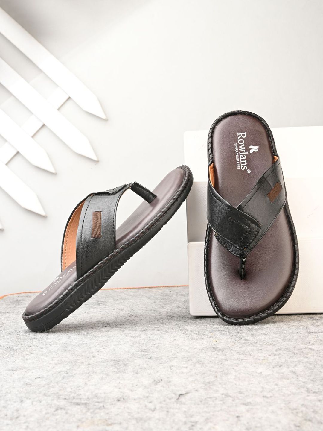 Rowlans Men Slip On Casual Comfort Sandals-picture-31