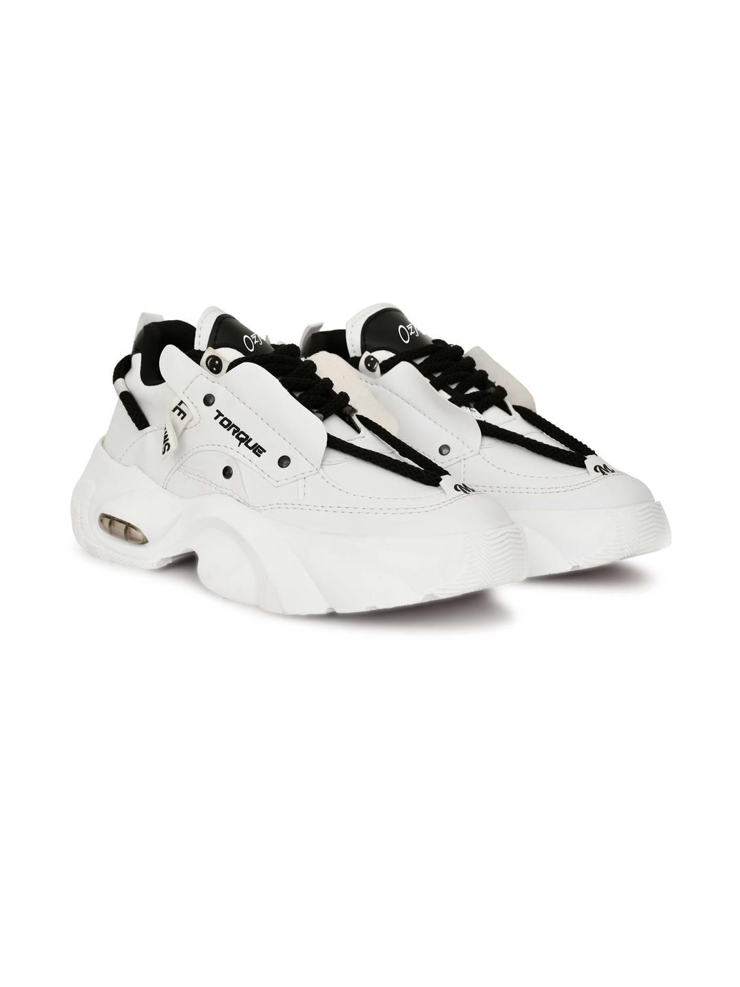 Kerzl Men White Lace-Ups Sneakers-picture-19