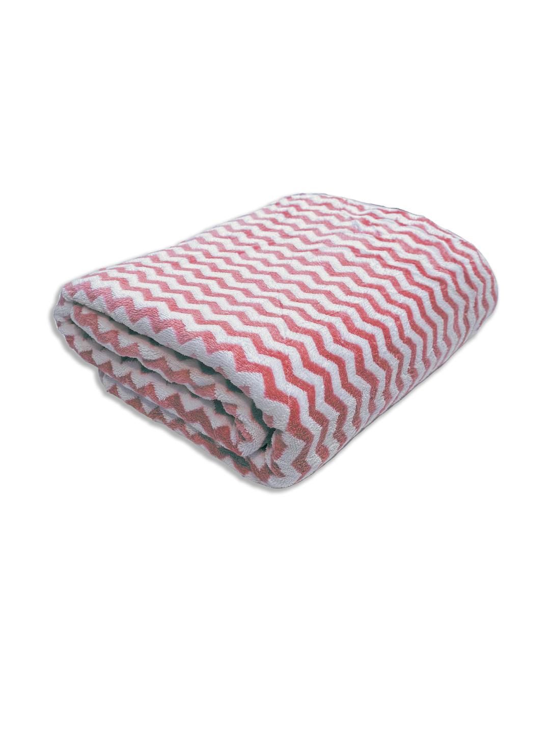Black gold Pink 1 Piece Striped Terry Cotton 300 GSM Towel Set-picture-15