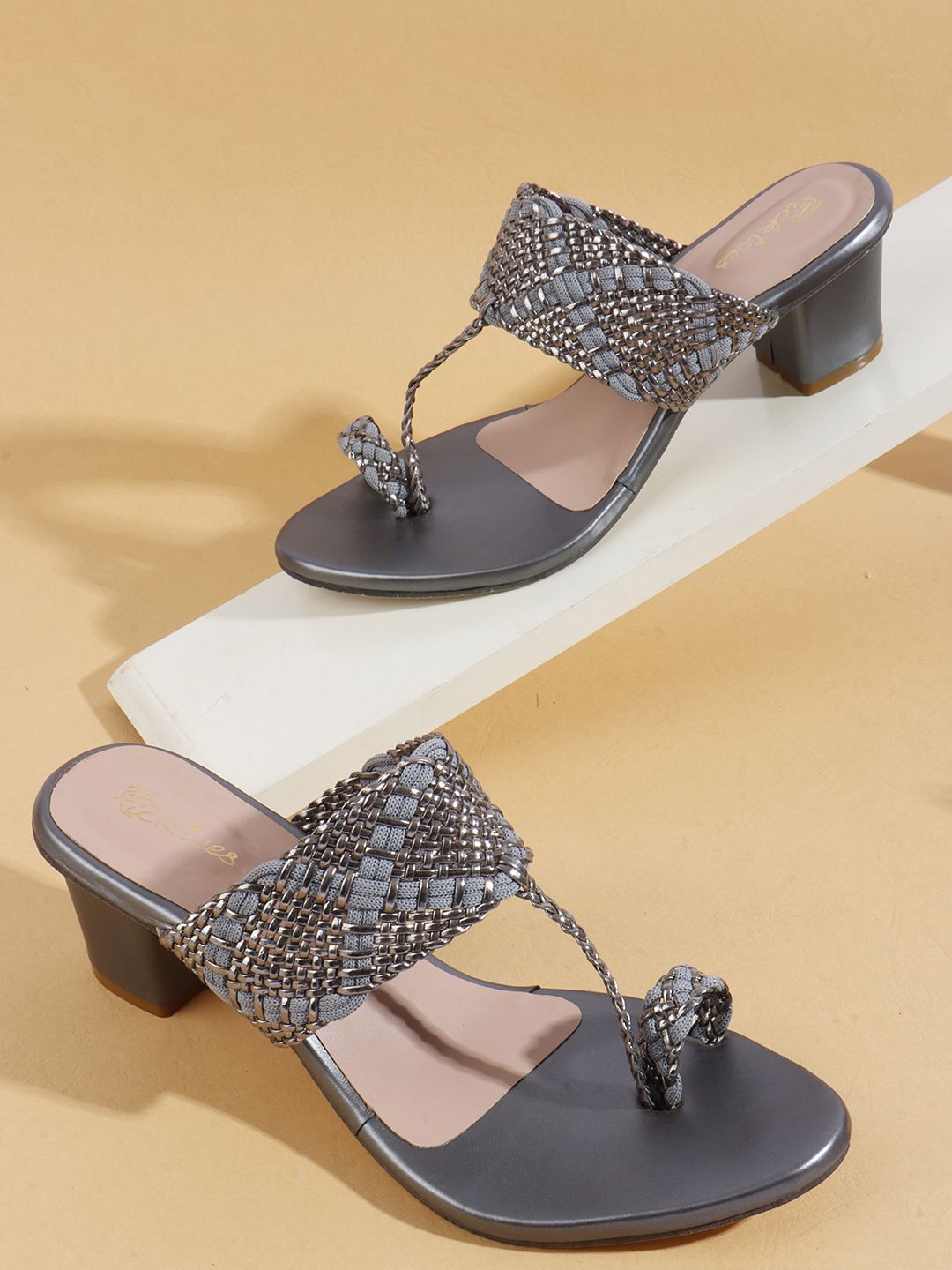 Picktoes Women Embellished Block Sandals-picture-35