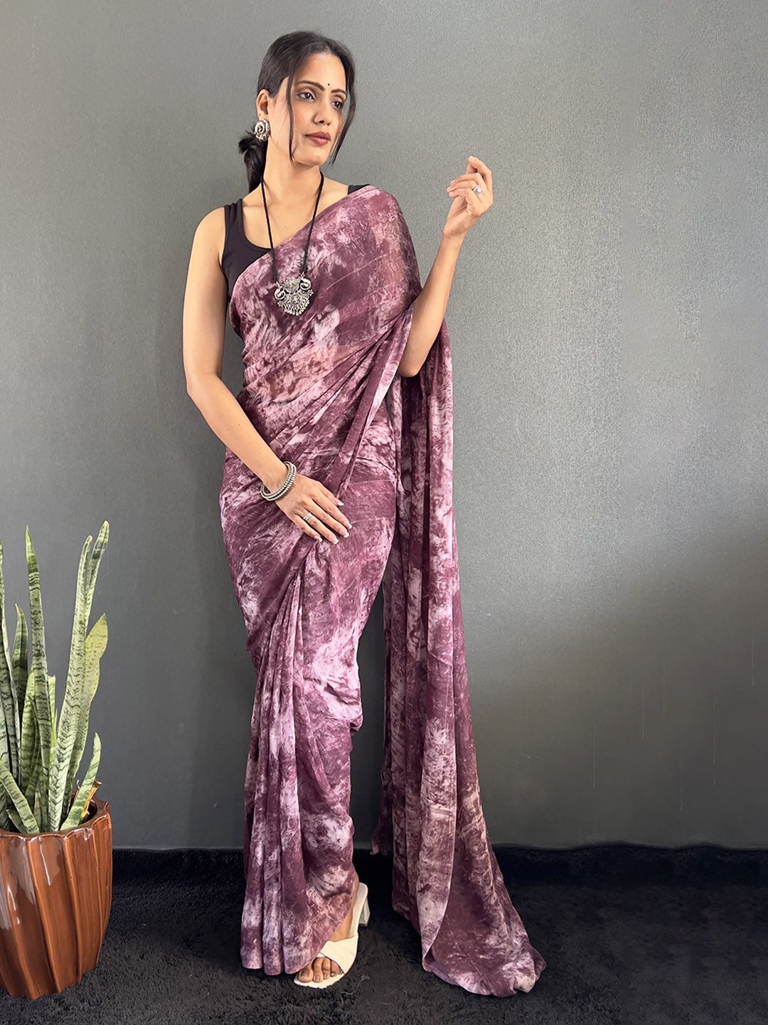 Mitera Ombre Printed Pure Georgette Ready to Wear Saree-picture-34