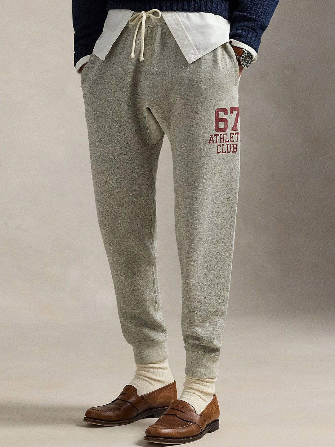 Polo Ralph Lauren Men Relaxed Fit Printed Mid-Rise Joggers-image-19