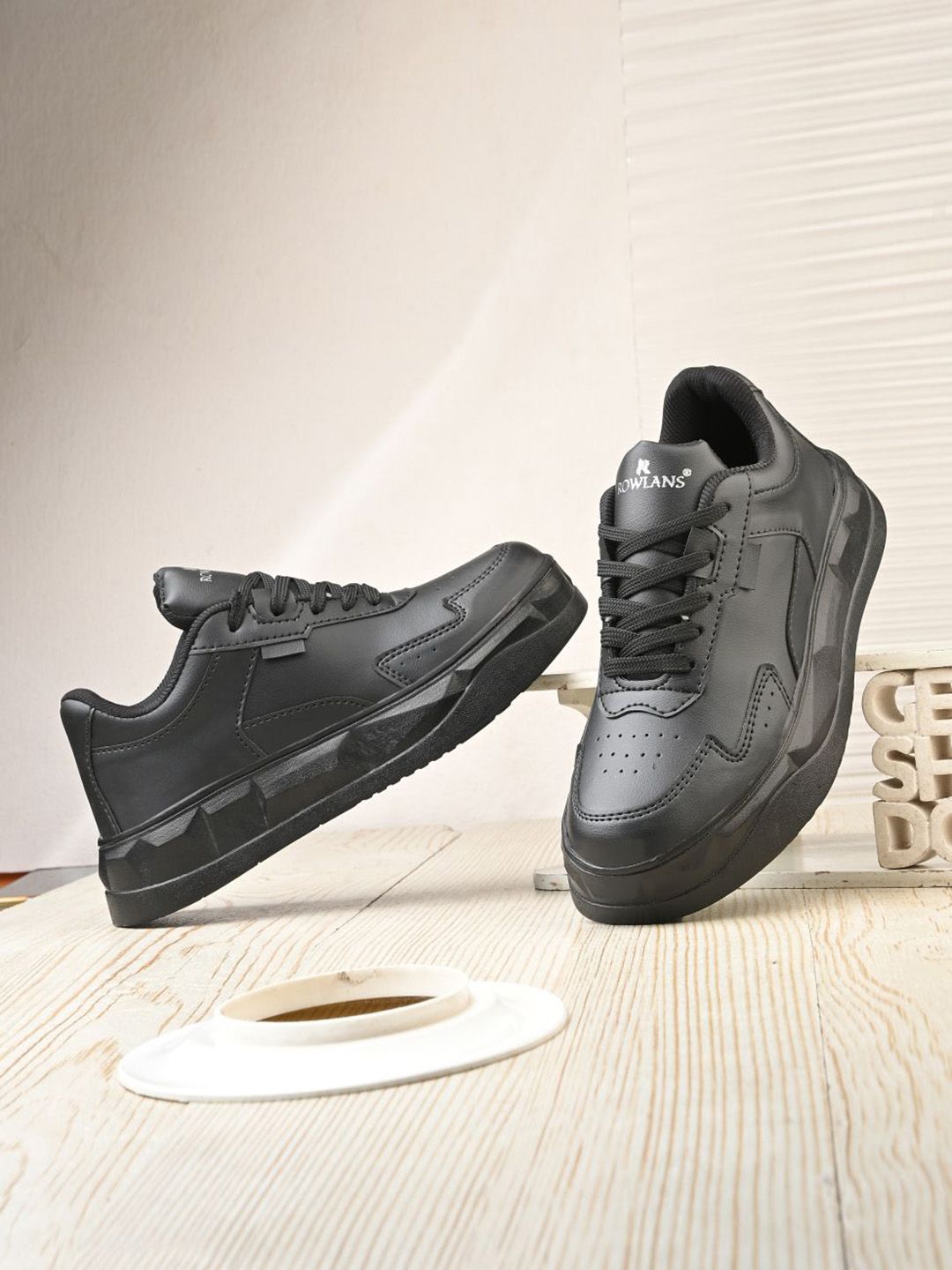 Rowlans Women Round Toe Lace-Ups Sneakers-picture-33