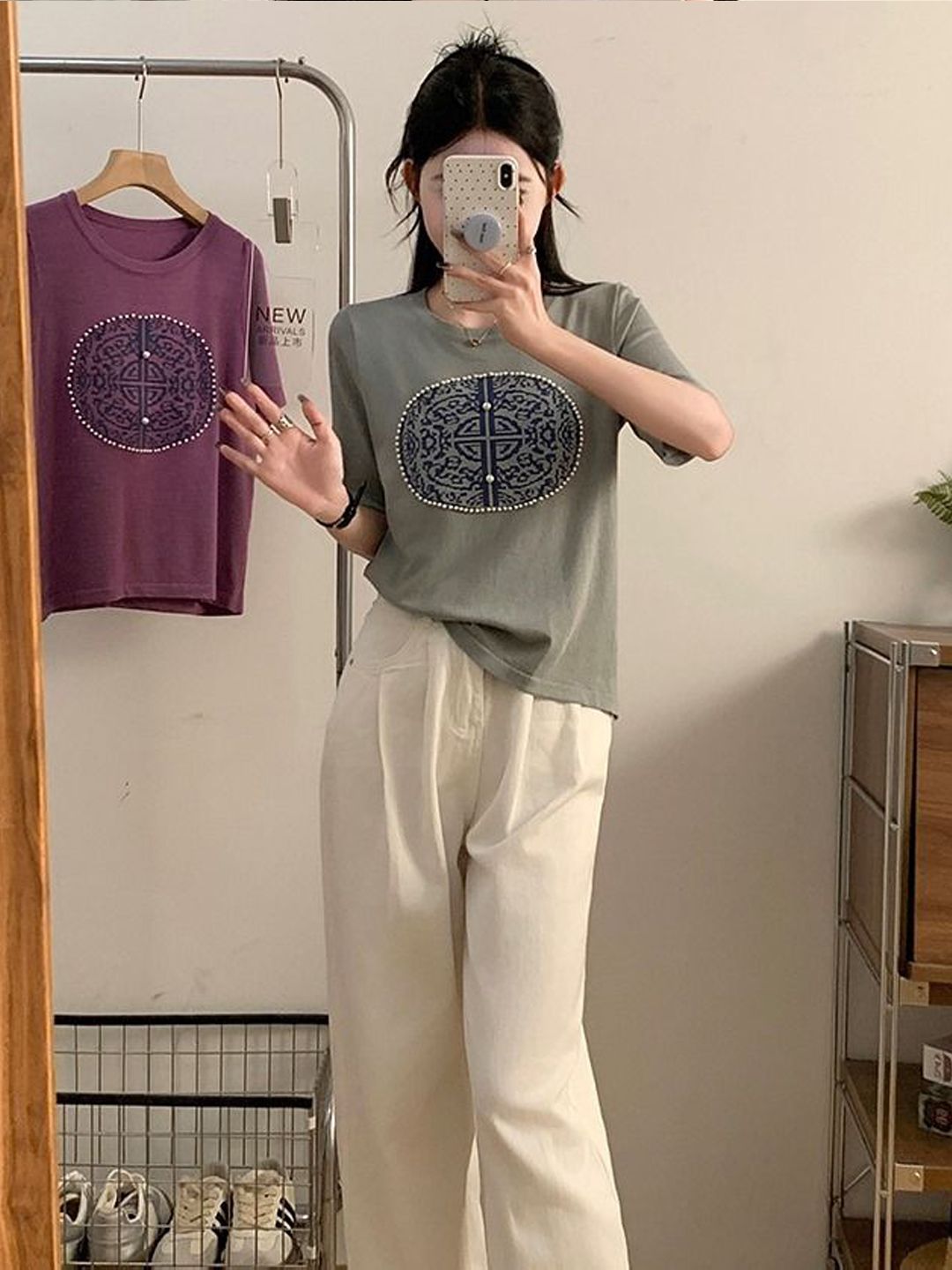 StyleCast Women Graphic Printed Short Sleeve Round Neck T-shirt-picture-13